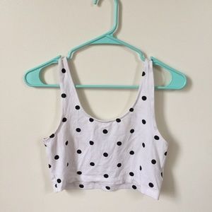 H&M Tops - 3 FOR $10 Cropped Polka Dot Tank Top H&M Tops - 3 FOR $10 Cropped Polka Dot Tank Top